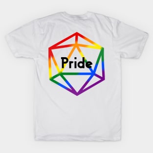 Pride Rainbow Flag Dice T-Shirt